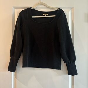 Madewell Black Long Sleeve Top